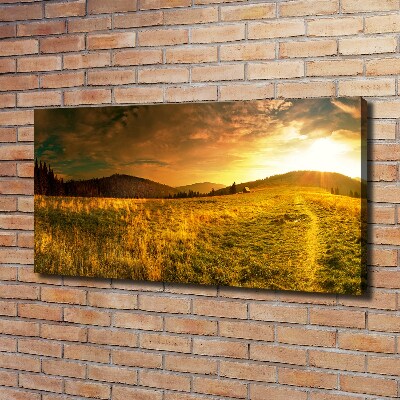 Canvas wall art Panorama of the Tatra Mountains