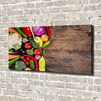 Canvas wall art Vegetables