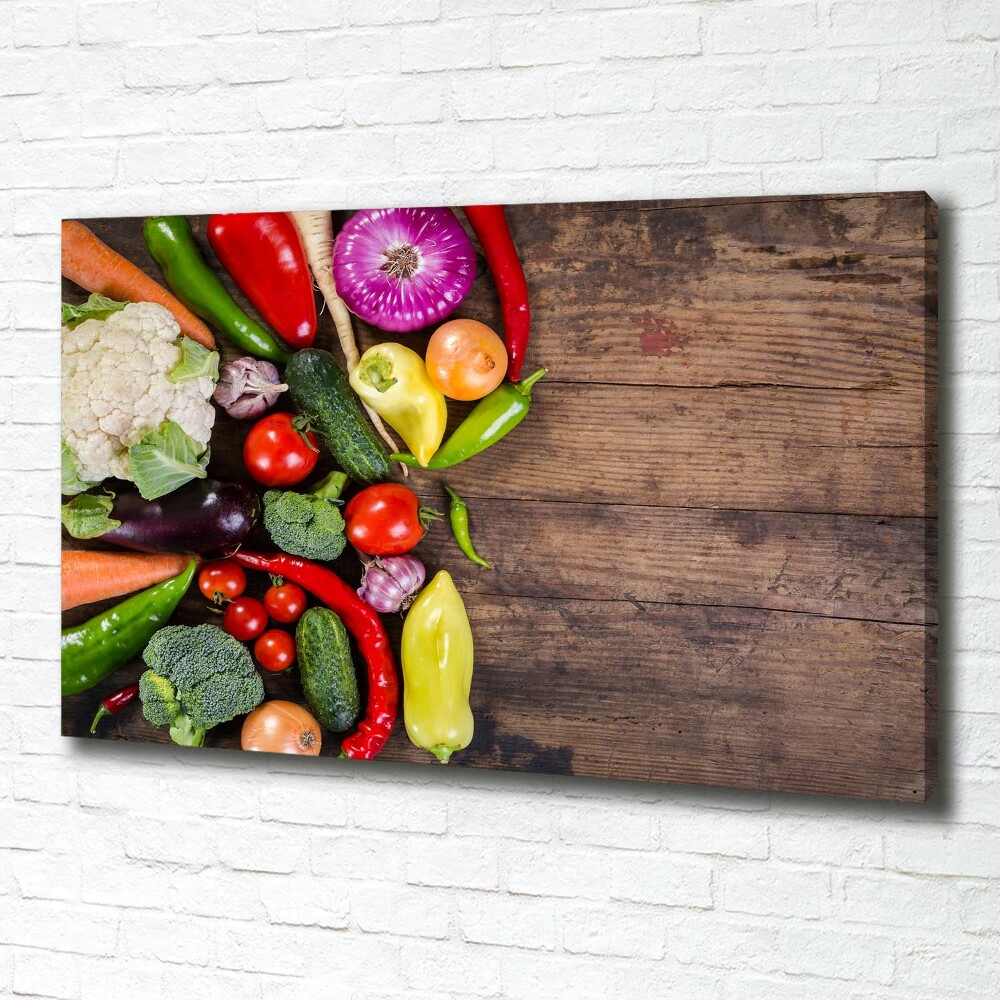 Canvas wall art Vegetables