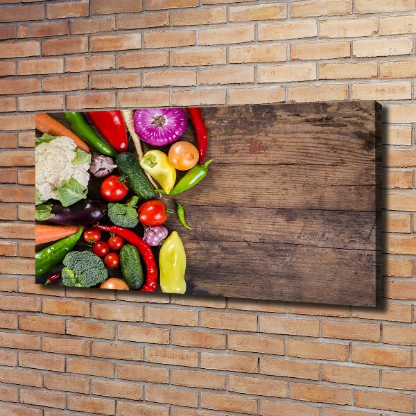 Canvas wall art Vegetables