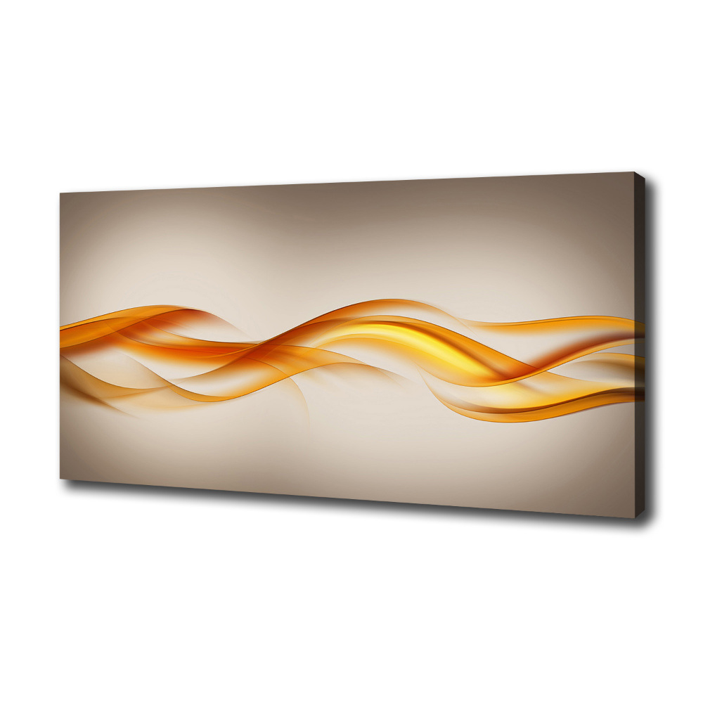 Canvas wall art Wave abstraction