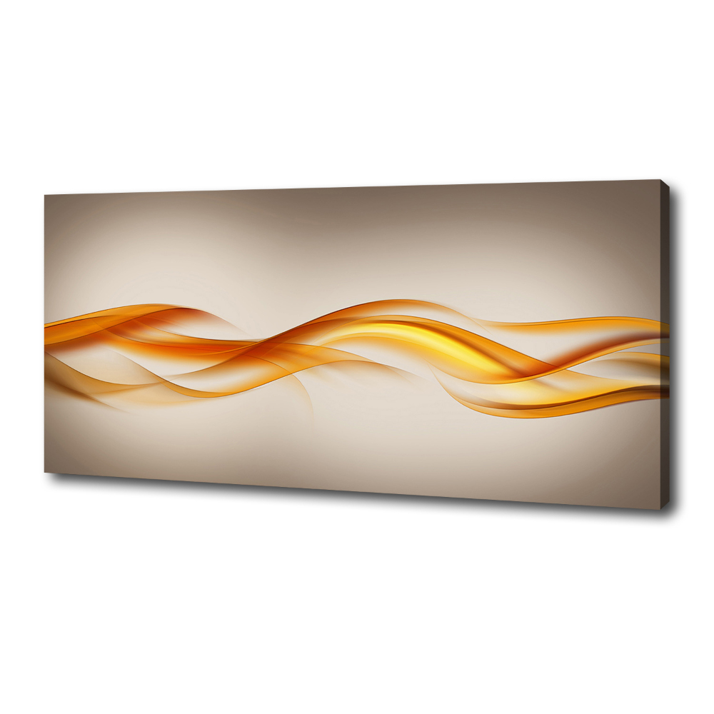 Canvas wall art Wave abstraction