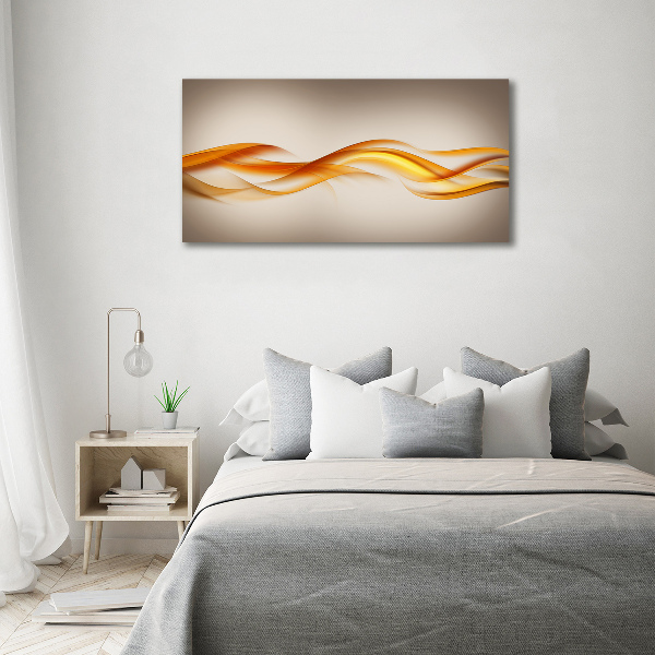 Canvas wall art Wave abstraction