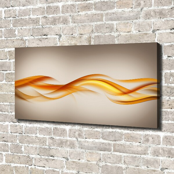 Canvas wall art Wave abstraction