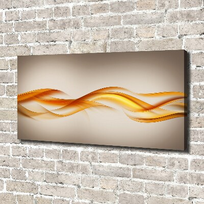 Canvas wall art Wave abstraction