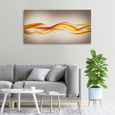 Canvas wall art Wave abstraction