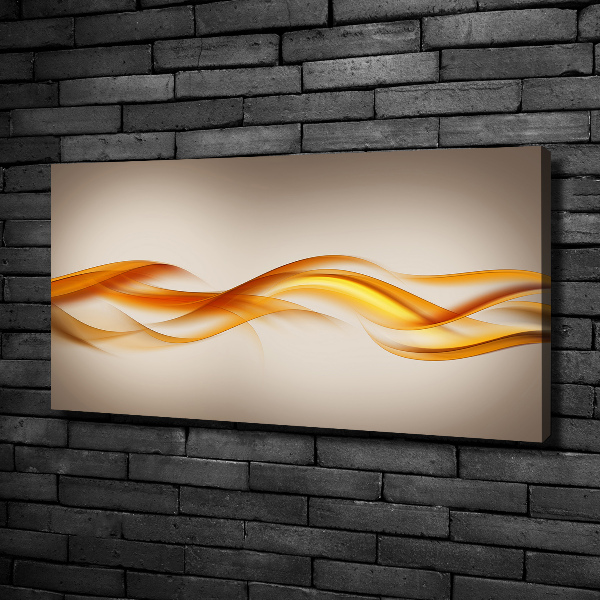 Canvas wall art Wave abstraction