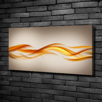 Canvas wall art Wave abstraction