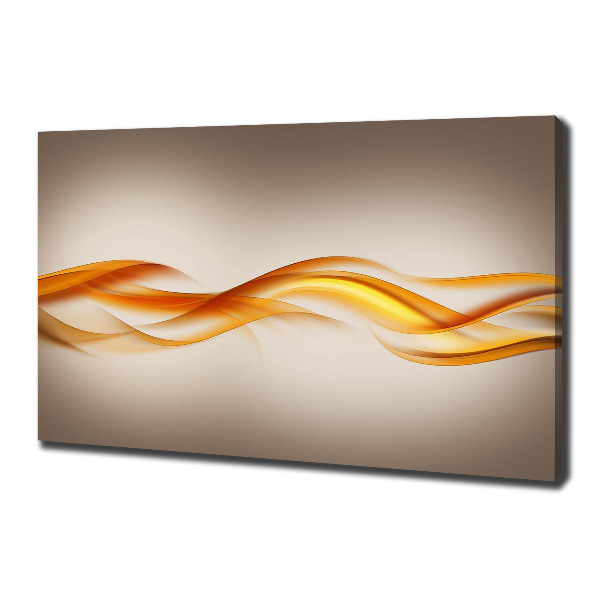 Canvas wall art Wave abstraction