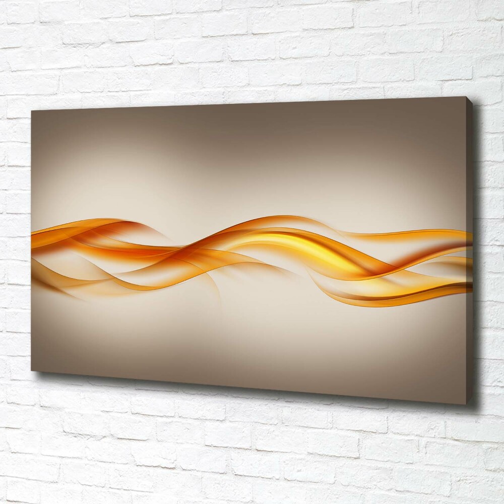 Canvas wall art Wave abstraction