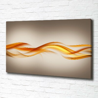 Canvas wall art Wave abstraction