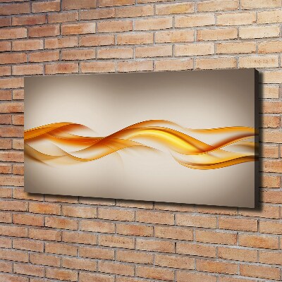 Canvas wall art Wave abstraction