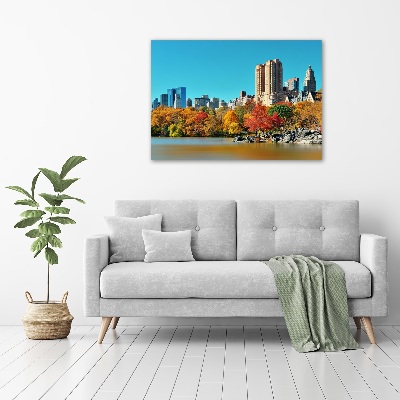 Canvas wall art New York in autumn