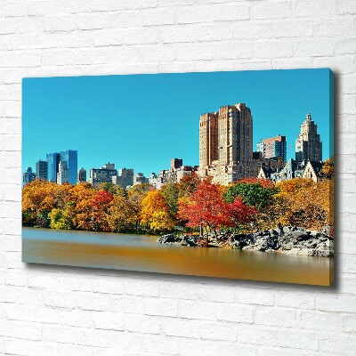 Canvas wall art New York in autumn