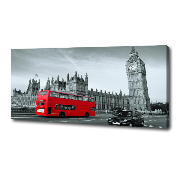 Canvas wall art London bus