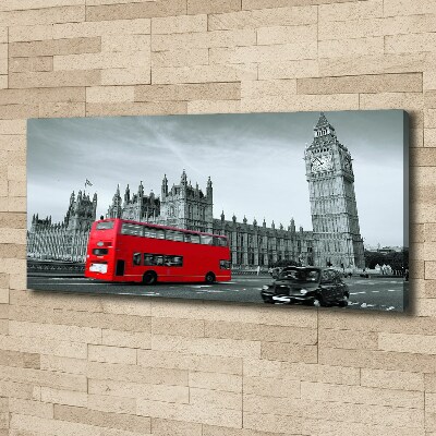 Canvas wall art London bus