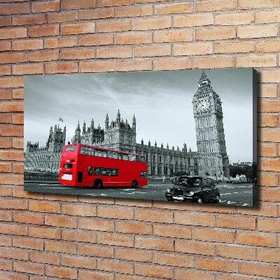 Canvas wall art London bus