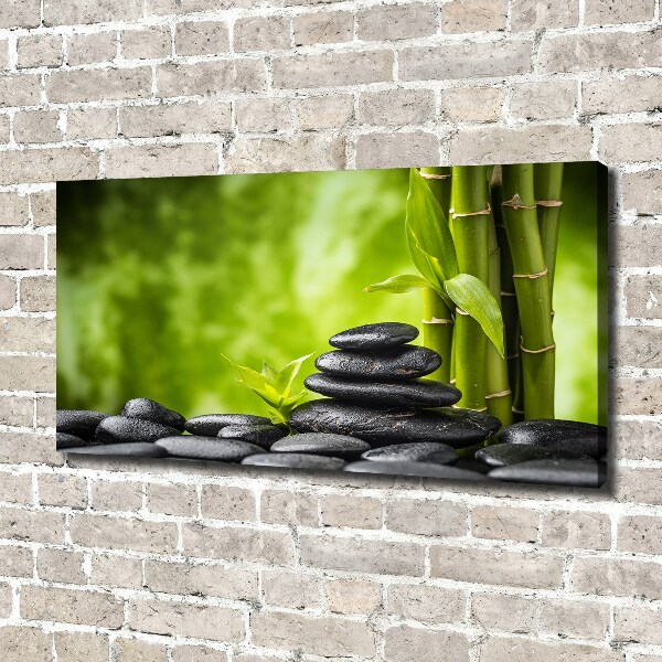 Canvas wall art Zen stones