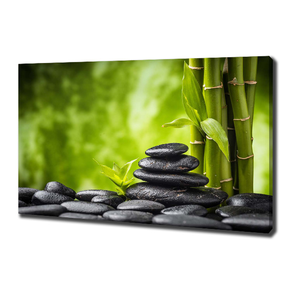 Canvas wall art Zen stones