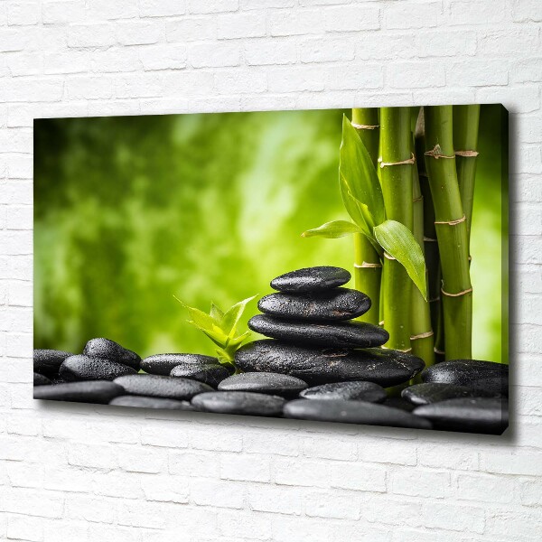 Canvas wall art Zen stones