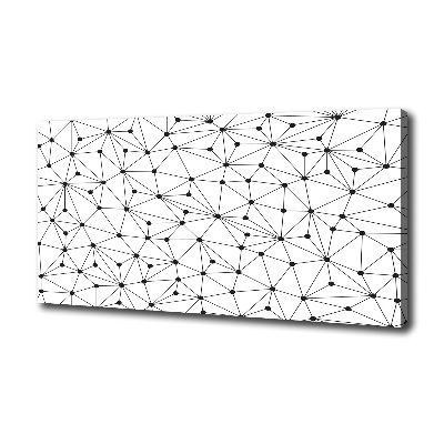 Canvas wall art Lines and circles