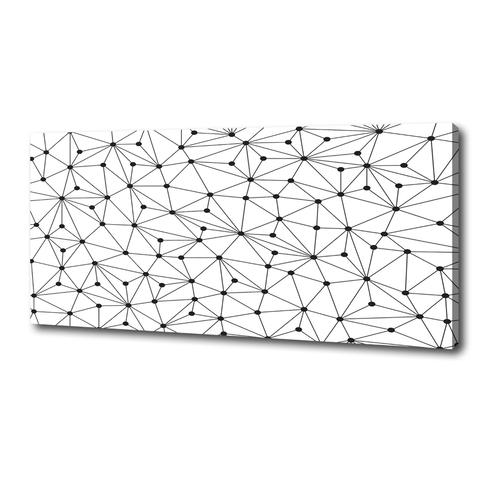 Canvas wall art Lines and circles