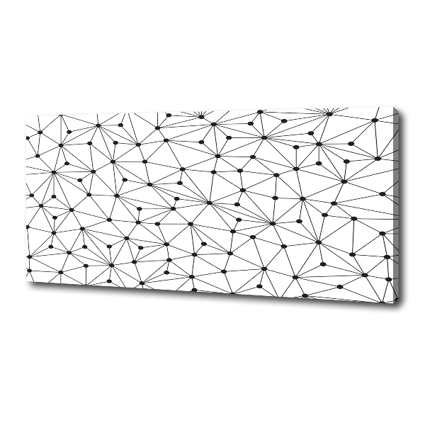 Canvas wall art Lines and circles