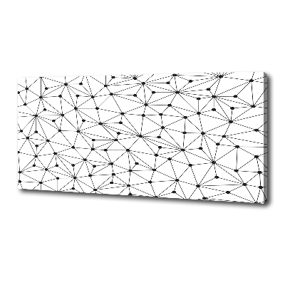 Canvas wall art Lines and circles