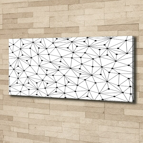 Canvas wall art Lines and circles