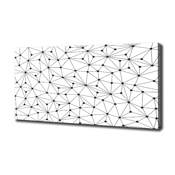 Canvas wall art Lines and circles