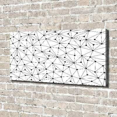 Canvas wall art Lines and circles