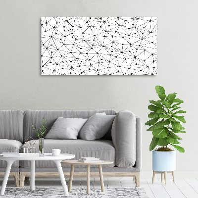 Canvas wall art Lines and circles