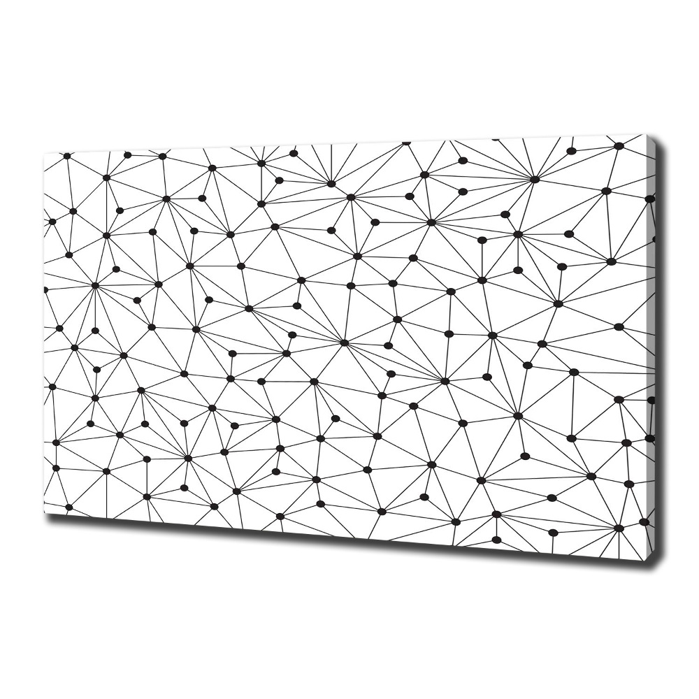 Canvas wall art Lines and circles