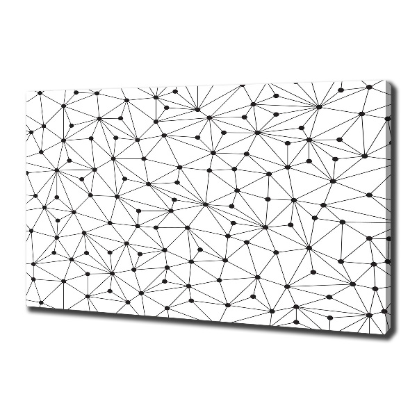 Canvas wall art Lines and circles