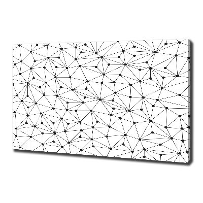 Canvas wall art Lines and circles