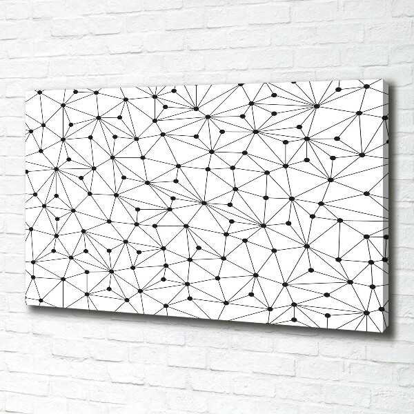 Canvas wall art Lines and circles