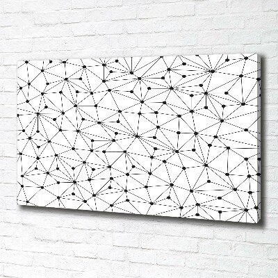 Canvas wall art Lines and circles