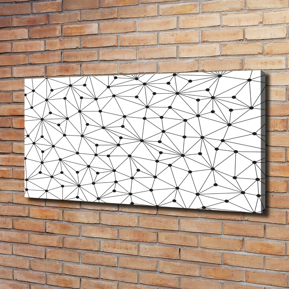 Canvas wall art Lines and circles