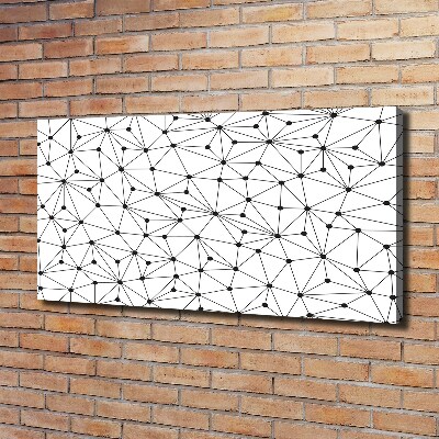 Canvas wall art Lines and circles