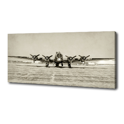 Canvas wall art Old bomber