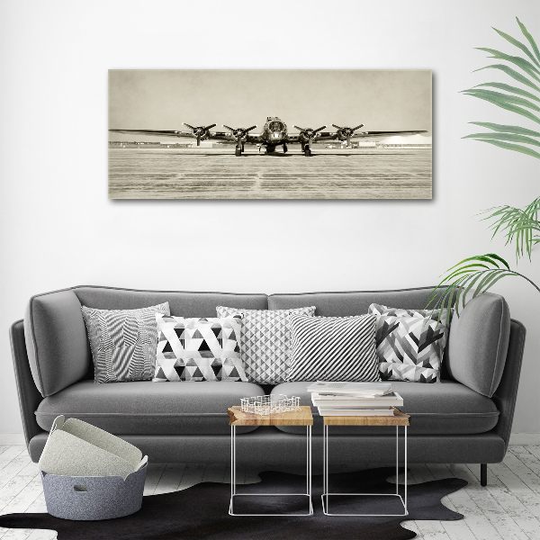 Canvas wall art Old bomber