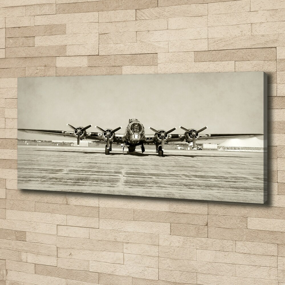 Canvas wall art Old bomber