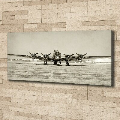 Canvas wall art Old bomber