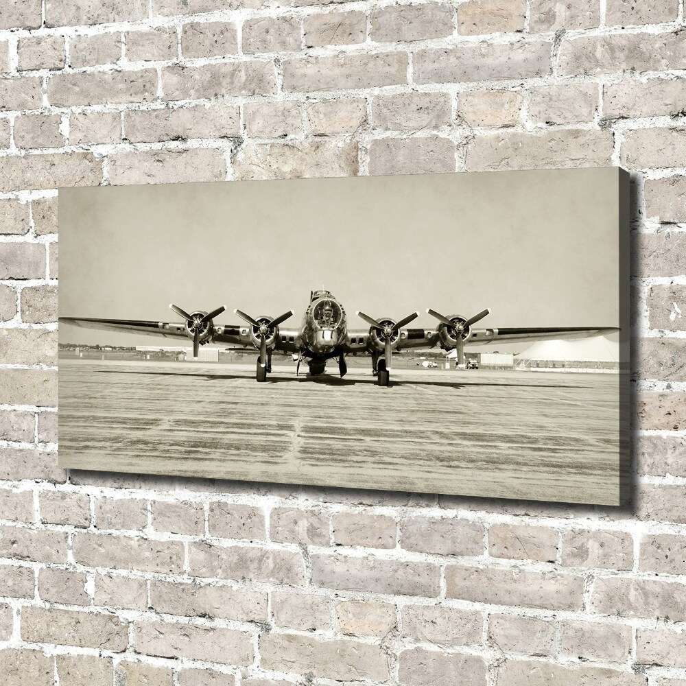 Canvas wall art Old bomber