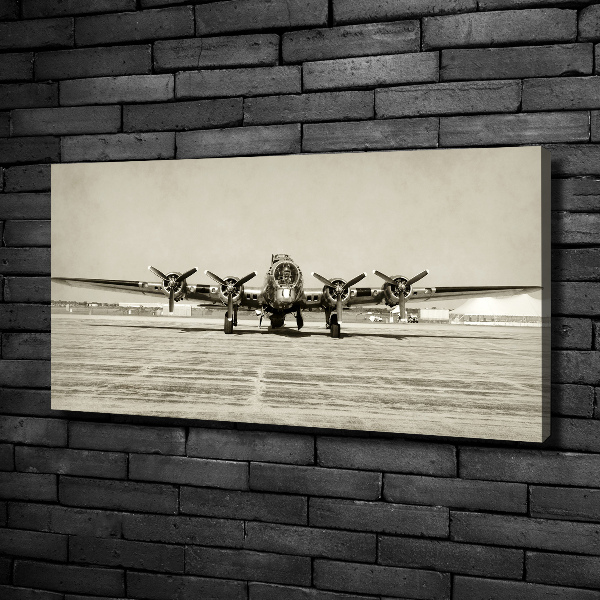 Canvas wall art Old bomber