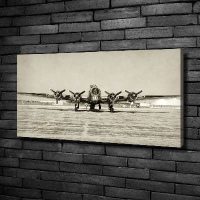 Canvas wall art Old bomber