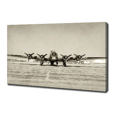 Canvas wall art Old bomber