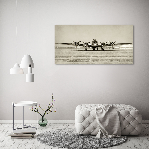 Canvas wall art Old bomber