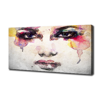 Canvas wall art Portrait of a woman