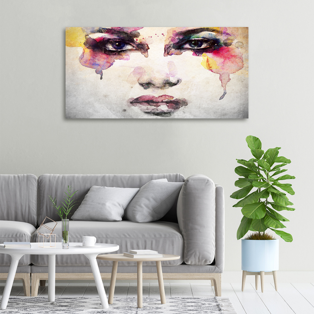 Canvas wall art Portrait of a woman